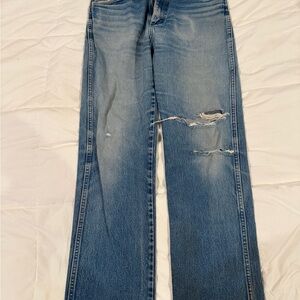 Wrangler Blue Distressed Men Jeans